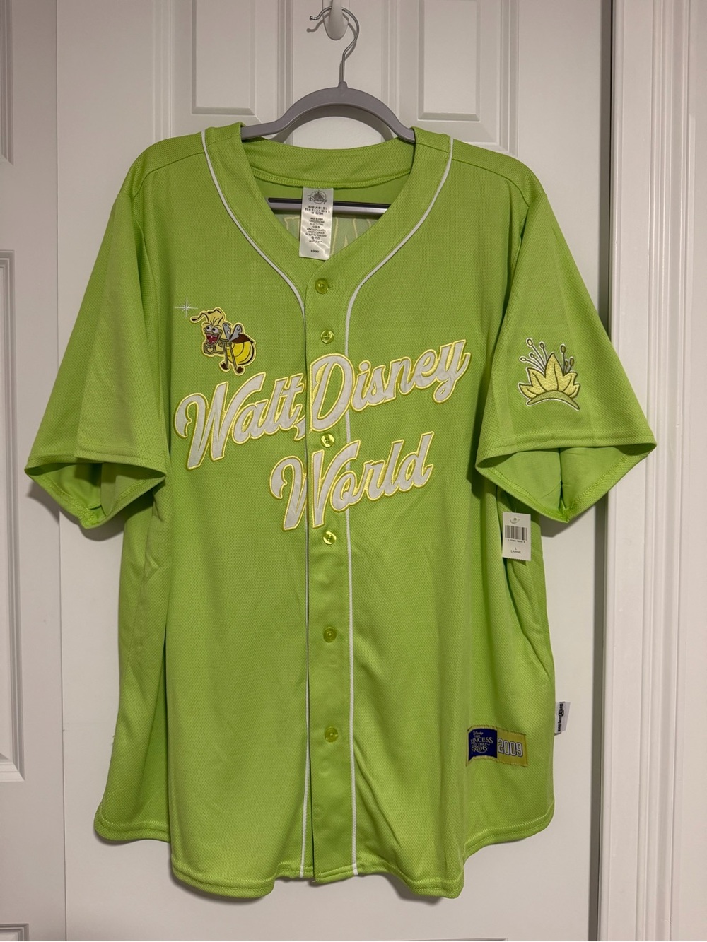 Walt Disney World Parks The Princess and the Frog Tiana Baseball Jersey S M L XL